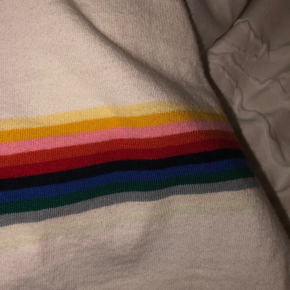 Brandy Melville Rainbow Long Sleeve - Picture 4 of 5